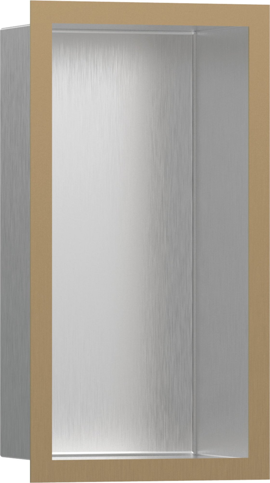 Hansgrohe XtraStoris Individual wandbox RVS met designframe 300/150/100 Brushed Bronze