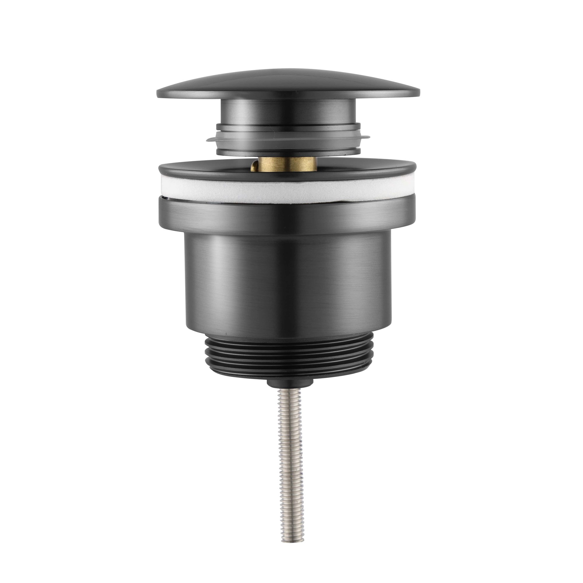 ALONI CLICKWASTE PUSH-UP 5/4 OVERLOOP - GUNMETAL GRIJS