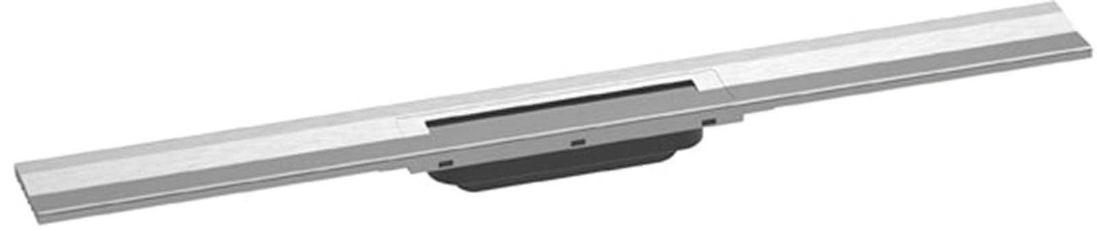 Hansgrohe RainDrain Flex rechte douchegoot 800 inkortbaar wandmontage Brushed Stainless Steel