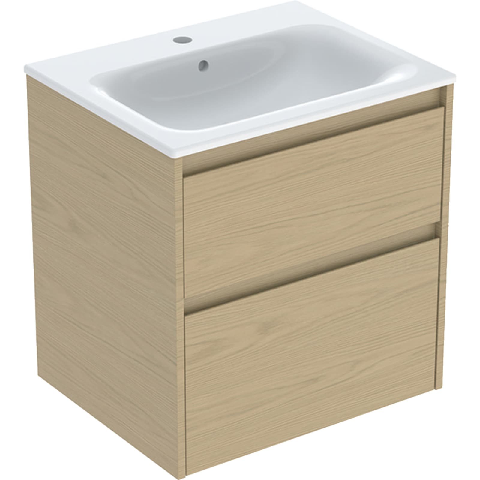 Geberit Renova Plan SR wastafelmeubelset 2LaB60 Eiken naturel