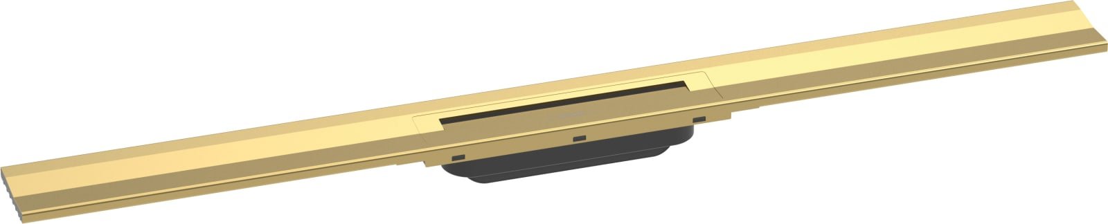 Hansgrohe RainDrain Flex rechte douchegoot 900 inkortbaar wandmontage Polished Gold Optic