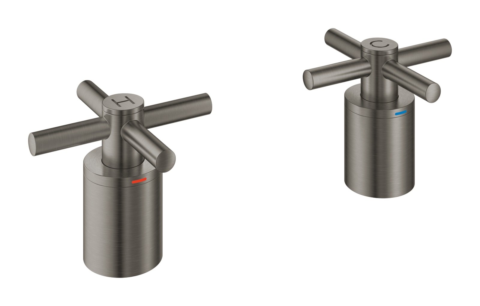 Kruisgreep Hard Graphite Geborsteld