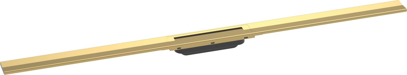 Hansgrohe RainDrain Flex rechte douchegoot 1200 inkortbaar Polished Gold Optic