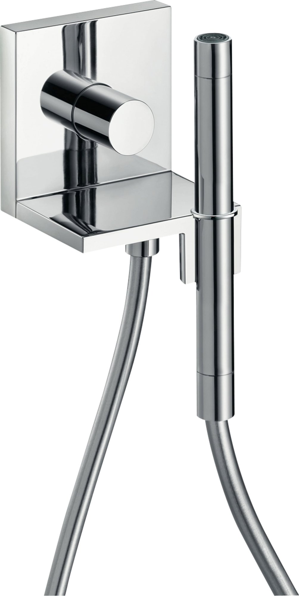 Hansgrohe Axor Starck afbouwdeel eengreeps tbv douche, met douchegarnituur, chroom