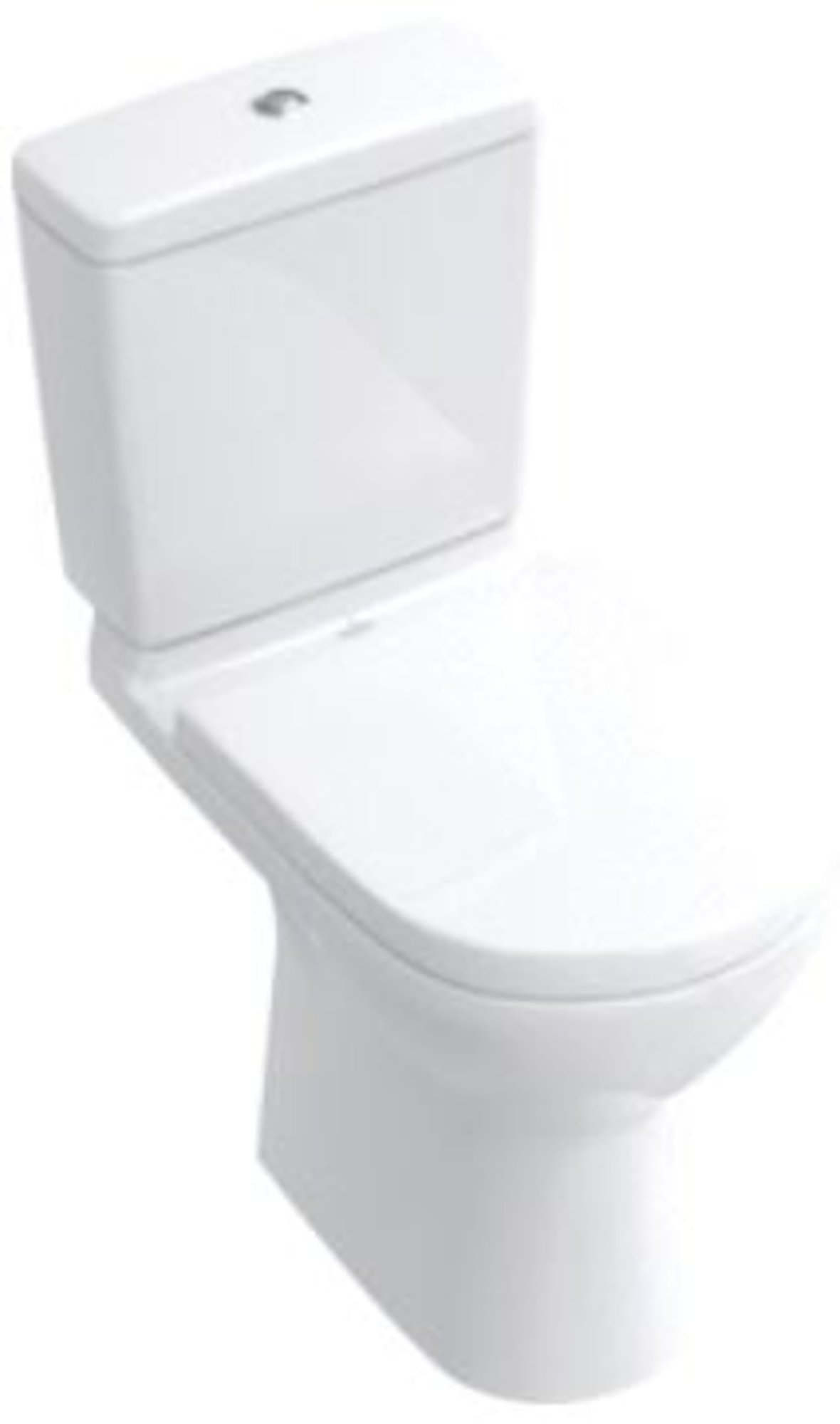 Villeroy & Boch, O.novo reservoir toevoer van kanten, links of rechts doorlopend wit alpin
