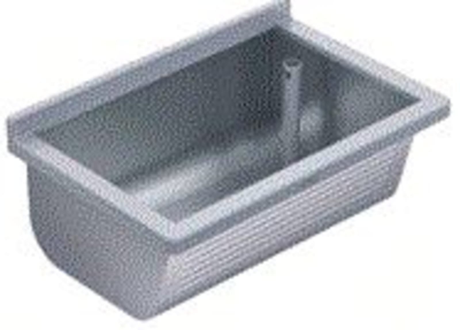 Franke BS312N wastrog 460x700mm voor wandmontage, zonder kraanvlak en zonder overloop, rvs