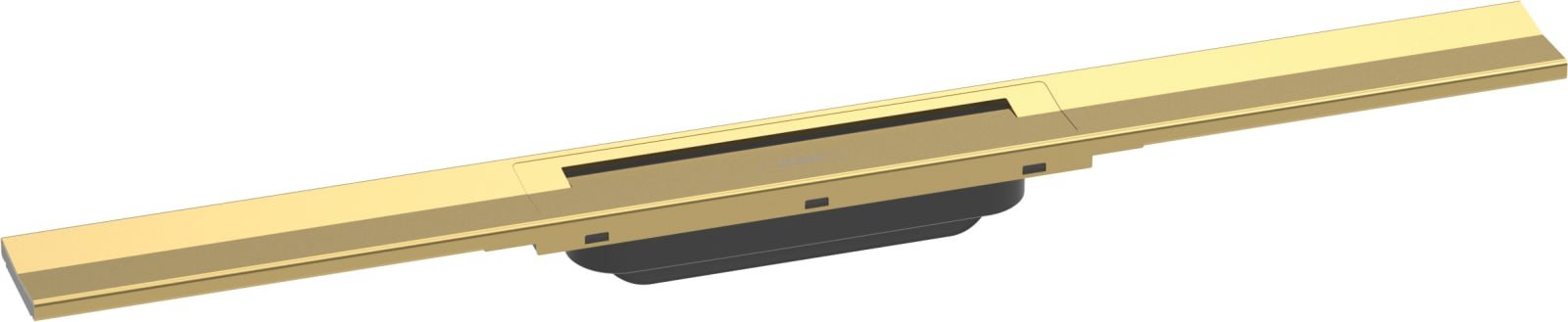 Hansgrohe RainDrain Flex rechte douchegoot 700 inkortbaar Polished Gold Optic