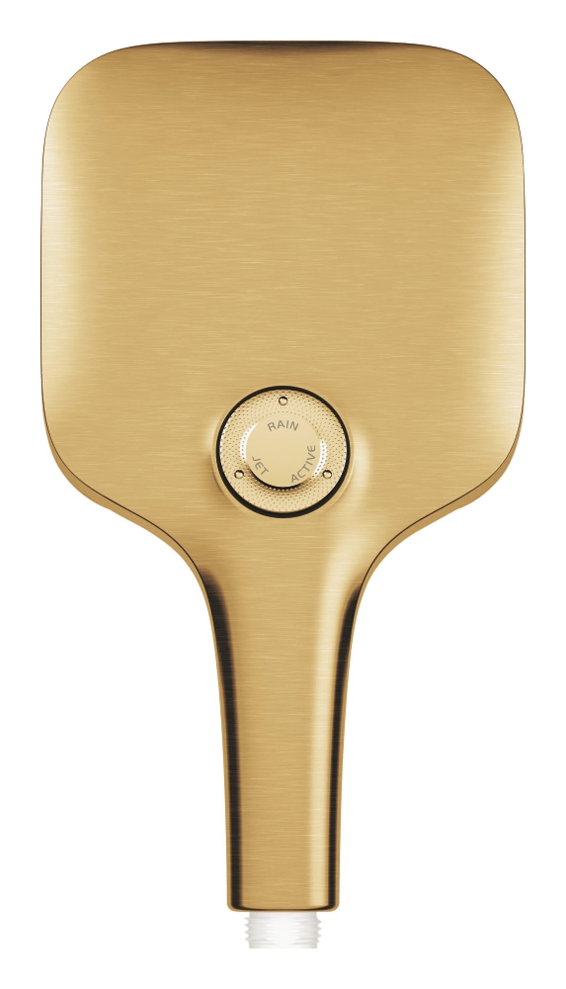 Grohe Rainshower SmartActive Cube handdouche 130mm, 8.5l/min, 3 straalsoorten, antikalksysteem, doucheslang, cool sunrise geborsteld