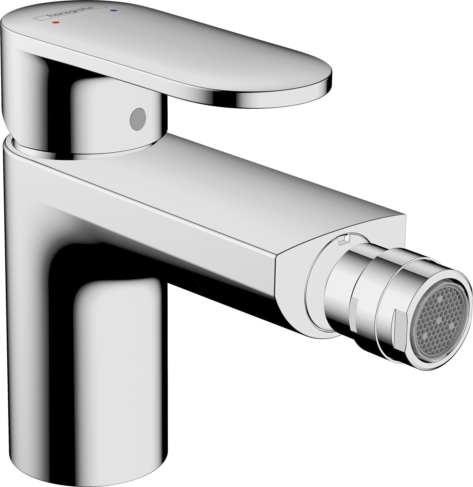 Hansgrohe Vernis Blend ééngreeps bidetmengkraan met pop-up trekwaste metaal, chroom