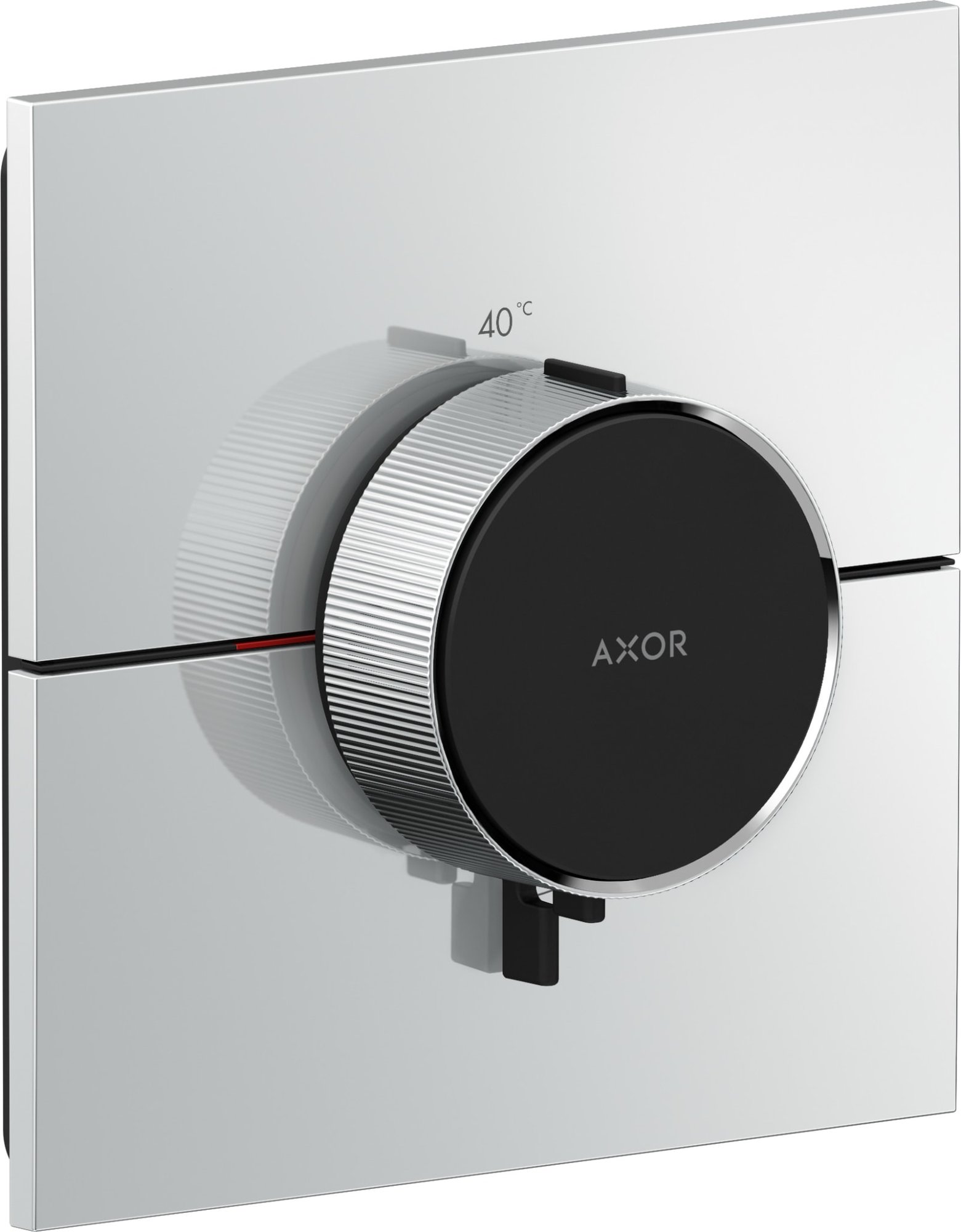 AX ShowerSelect ID thermostaat afbouwdeel Highflow square chr