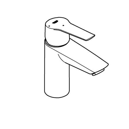 Grohe Start wastafelmengkraan Es Waste, S-Size
