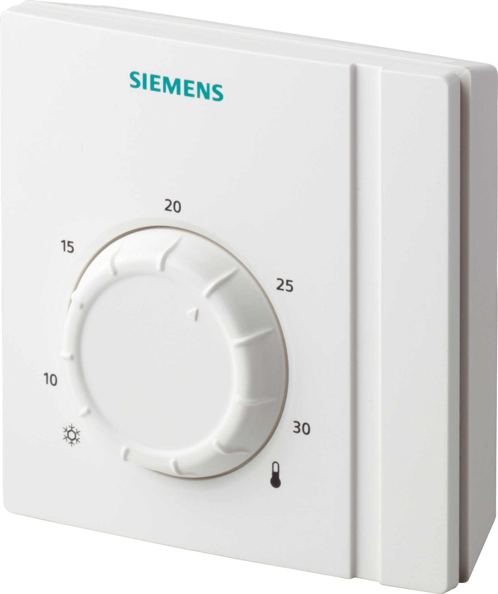 Siemens ruimtethermostaat. Continu regelbaar van 8 tot 30 graden C. (1000389855)