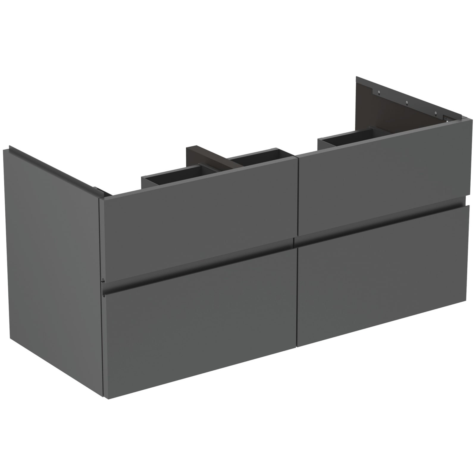 FINESSE | WASTAFELMEUBEL 1200X505X550 MM MATT ANTHRACITE, 4 LADEN