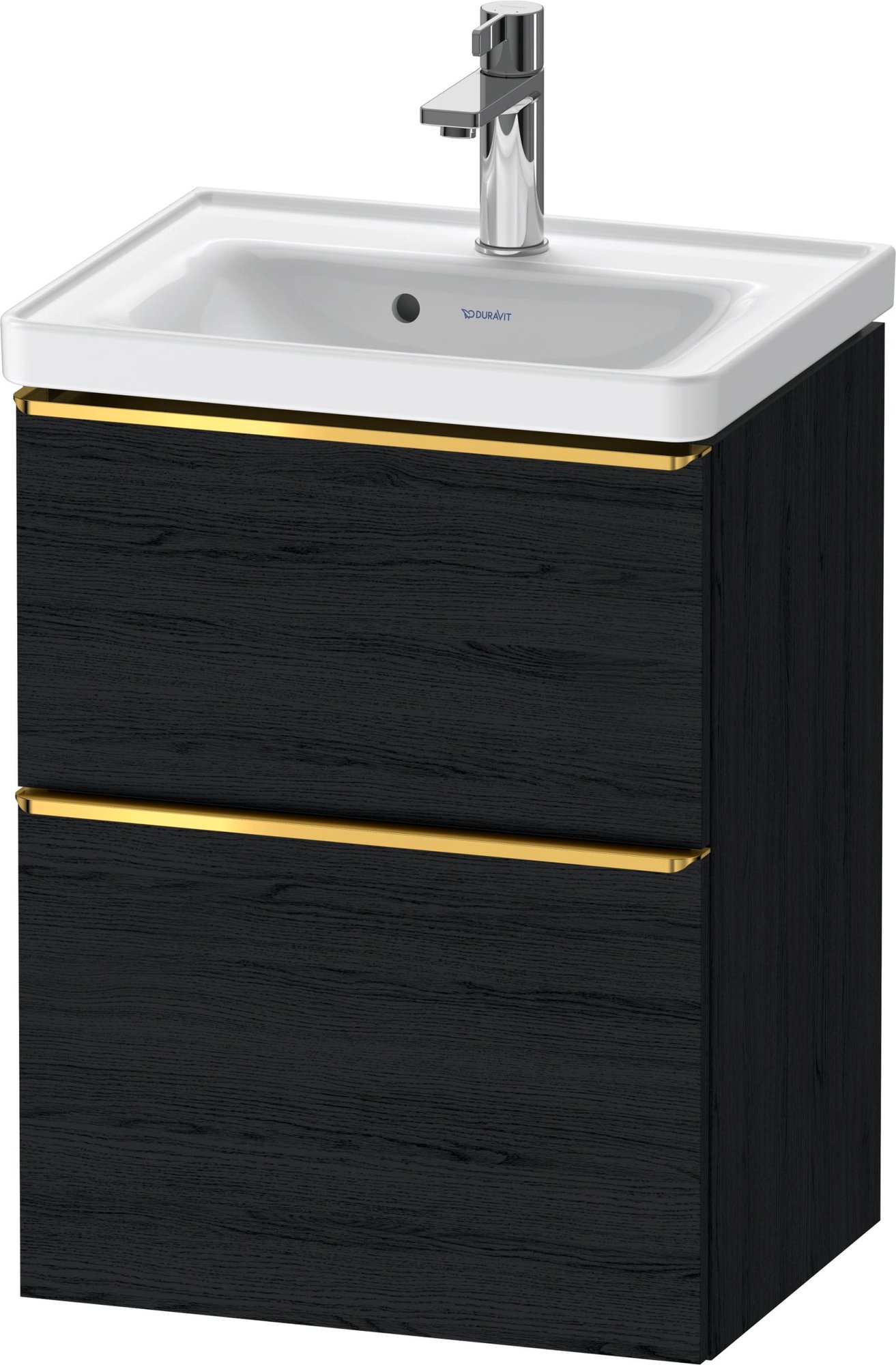 DURAVIT D-Neo Wastafelonderbouw hangend Eiken zwart Mat (1200896226)