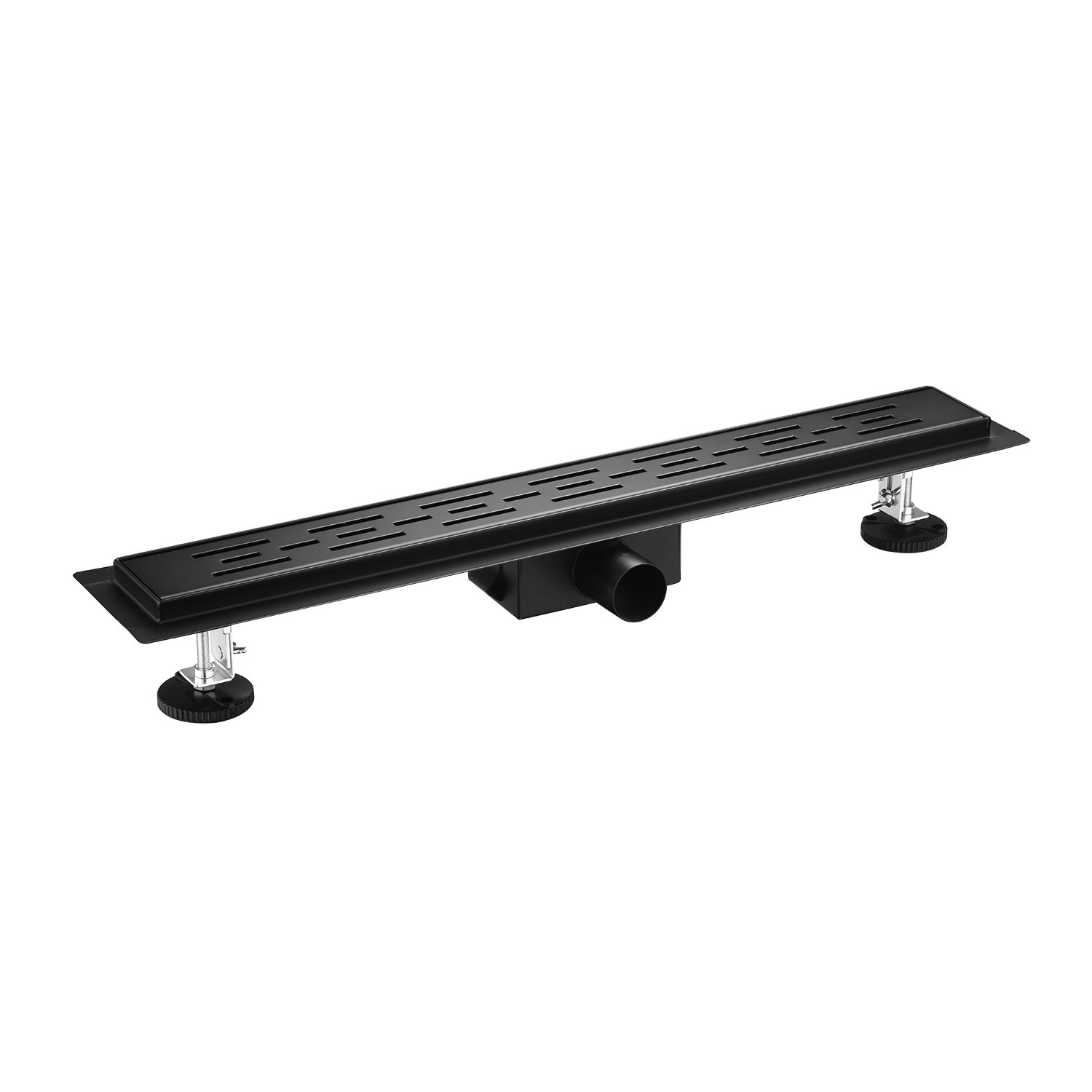 ALONI DOUCHEGOOT - MET ROOSTER - COMPLEET - 50CM - MAT ZWART
