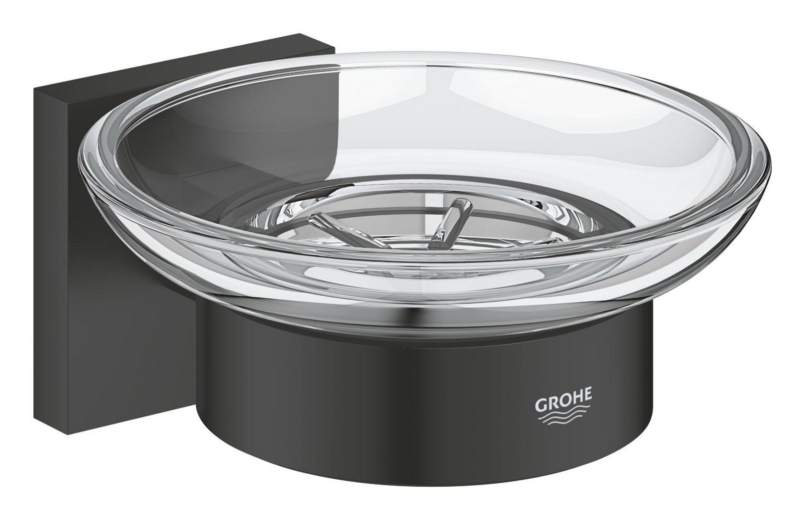 Grohe Start Cube Zeepschaal Met Houder, Matte Black