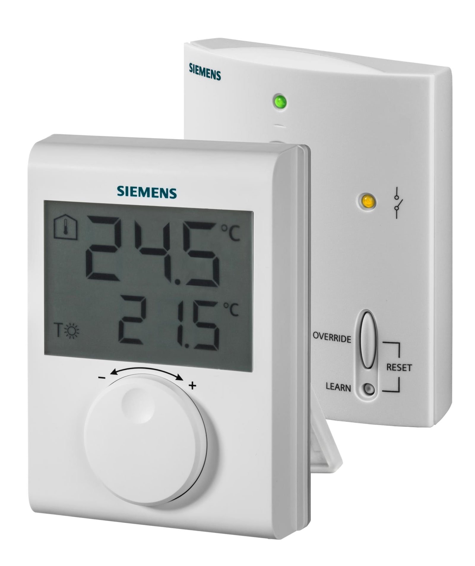 RDH100RF/SET - Draadloze ruimtethermostaat met LCD, incl. ontvanger