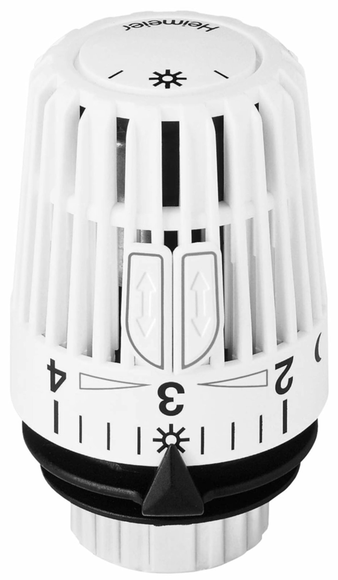 Heimeier thermostaatknop, M30x1,5, vloeistofgevuld, bereik 6-28°C, wit RAL9016 (1000173765)