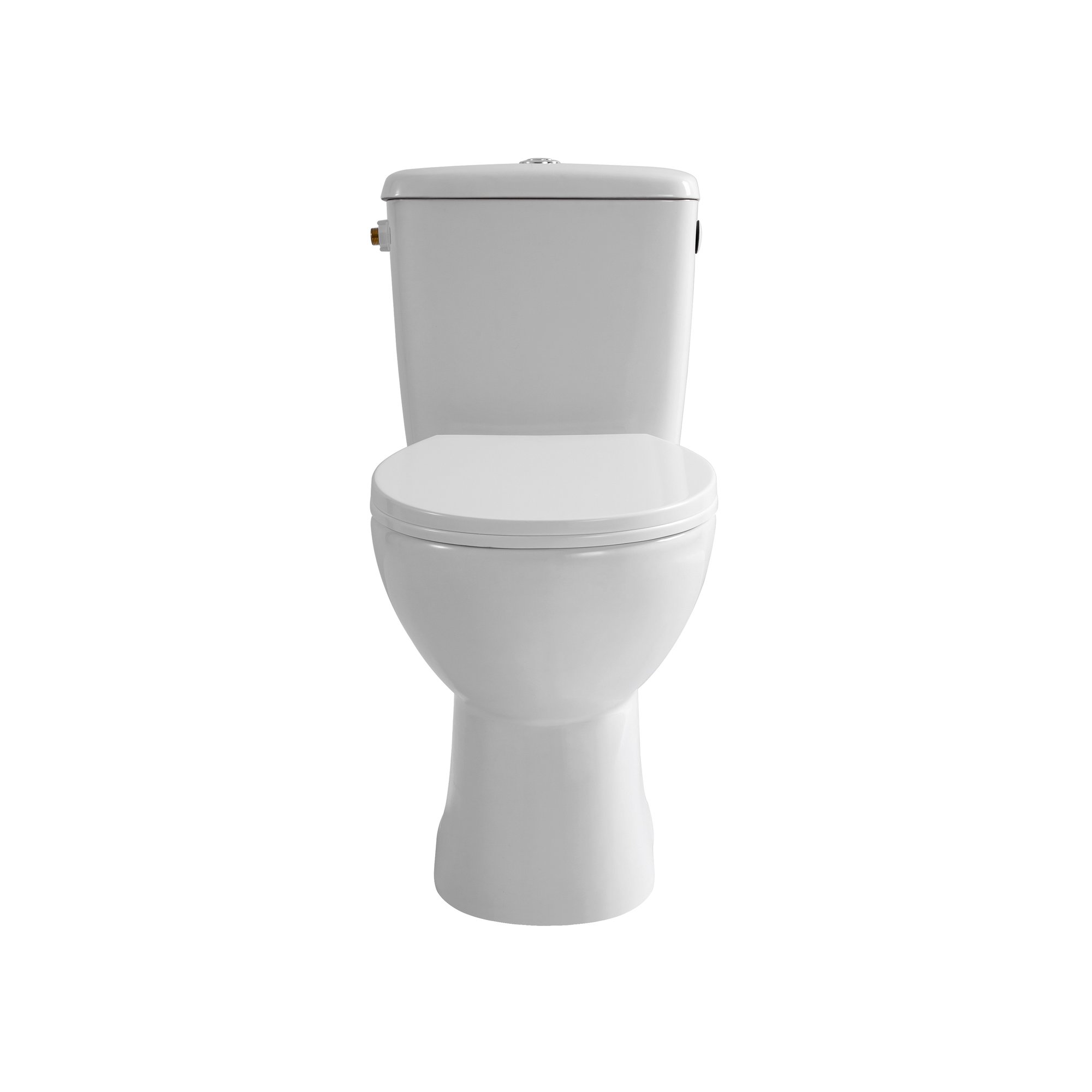 ALONI PRO DUOBLOK - STAAND TOILET - RANDLOOS - P-TRAP - MUURUITLAAT - MET RESERVOIR - MET SPOELMECHANISME - DUBBELE SPOELFUNCTIE 4/6L - MET ZITTING - SOFTCLOSE - QUICK RELEASE - 39X73X67 CM - WIT thumbnail 3