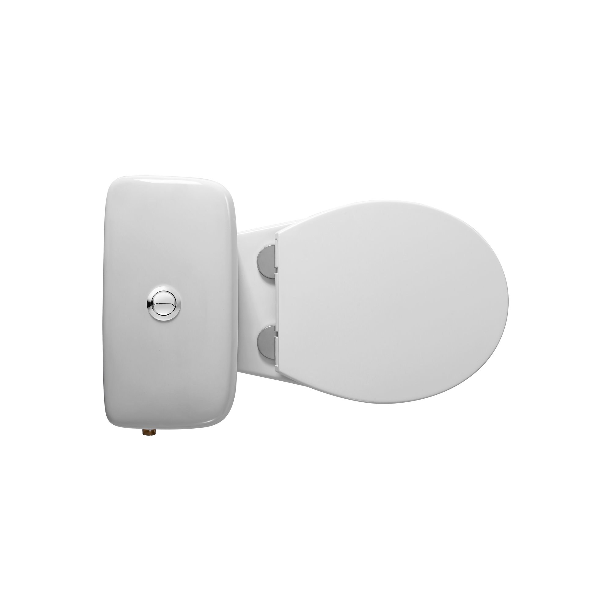 ALONI PRO DUOBLOK - STAAND TOILET - RANDLOOS - S-TRAP - VLOERUITLAAT - MET RESERVOIR - MET SPOELMECHANISME - DUBBELE SPOELFUNCTIE 4/6L - MET ZITTING - SOFTCLOSE - QUICK RELEASE - 39X73X67 CM - WIT thumbnail 5