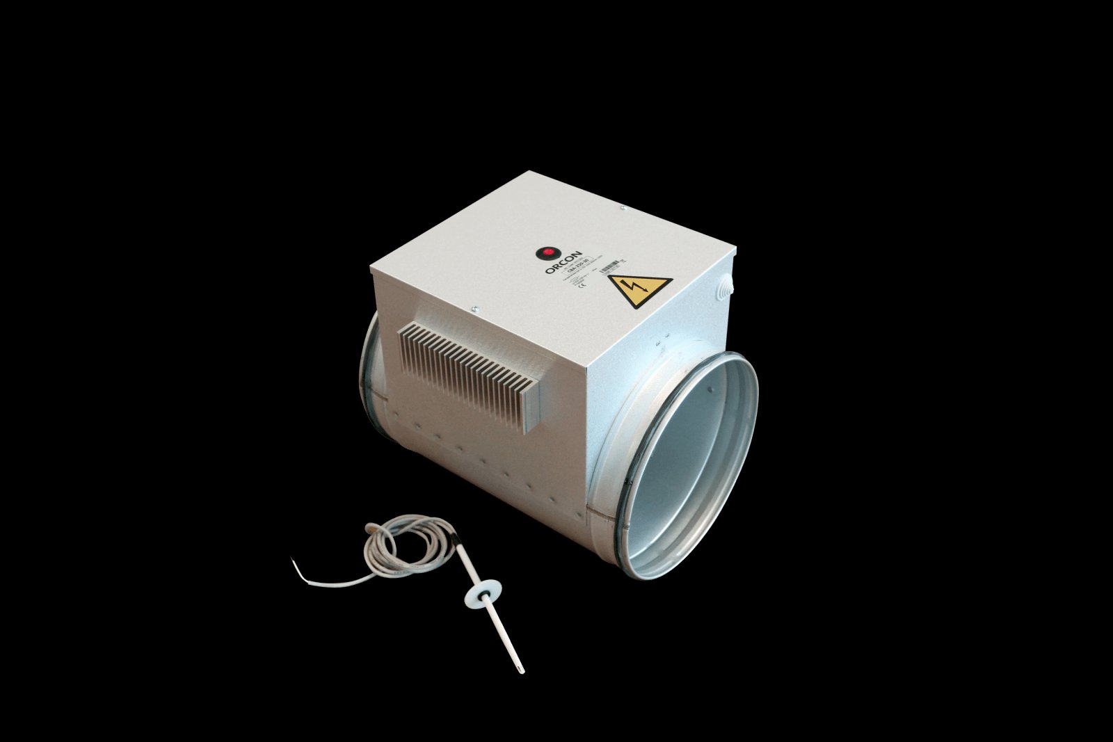 Orcon kanaalverwarmer, cba-400-30 kanaalverwarmer 0-10v rond 400mm  3,0kw - 230v
