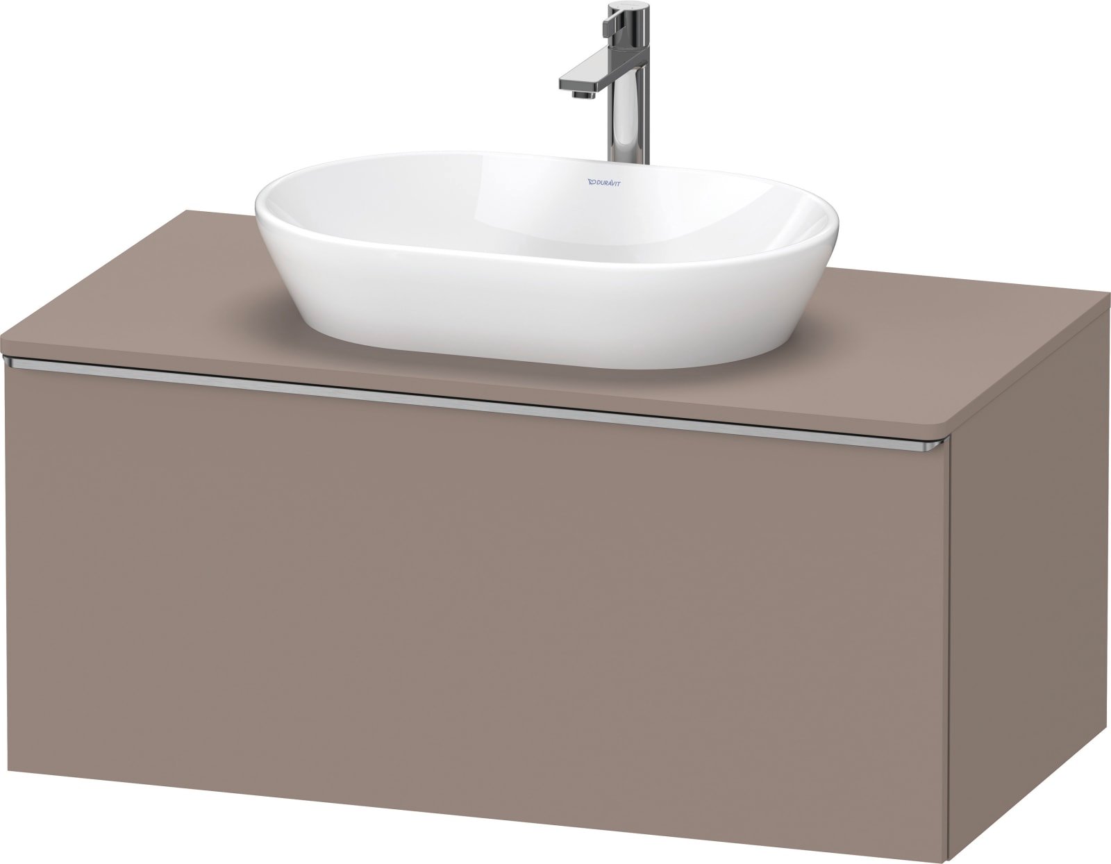 D-Neo Console wastafelonderbouw hangend Basalt Mat (1200897449)