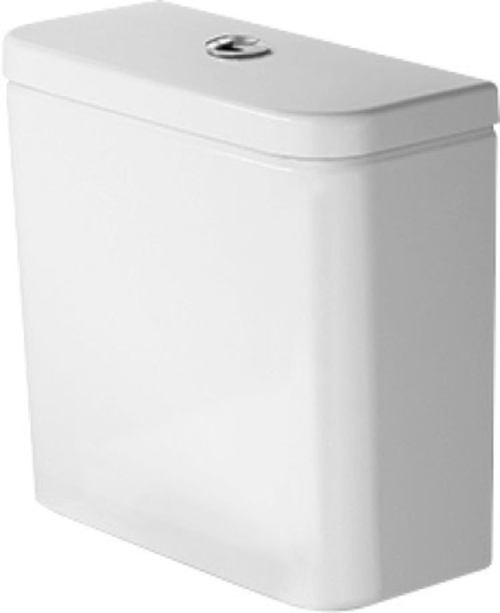Duravit DuraStyle Basic, WC reservoir, halfrond, Dual Flush, 390 mm x 170 mm x 355 mmmm (LxBxH), wit (1200379419)
