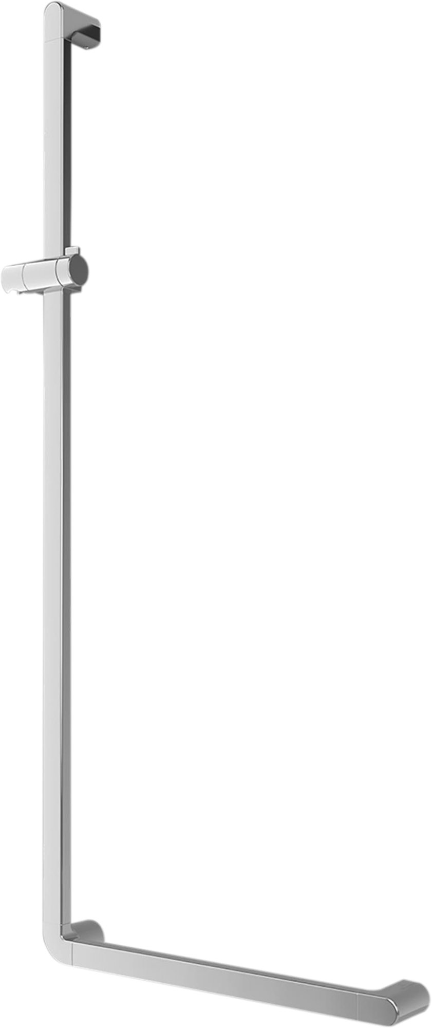 Villeroy & Boch ViCare draaibare handgreep 500mm 90°, met douchekophouder chroom