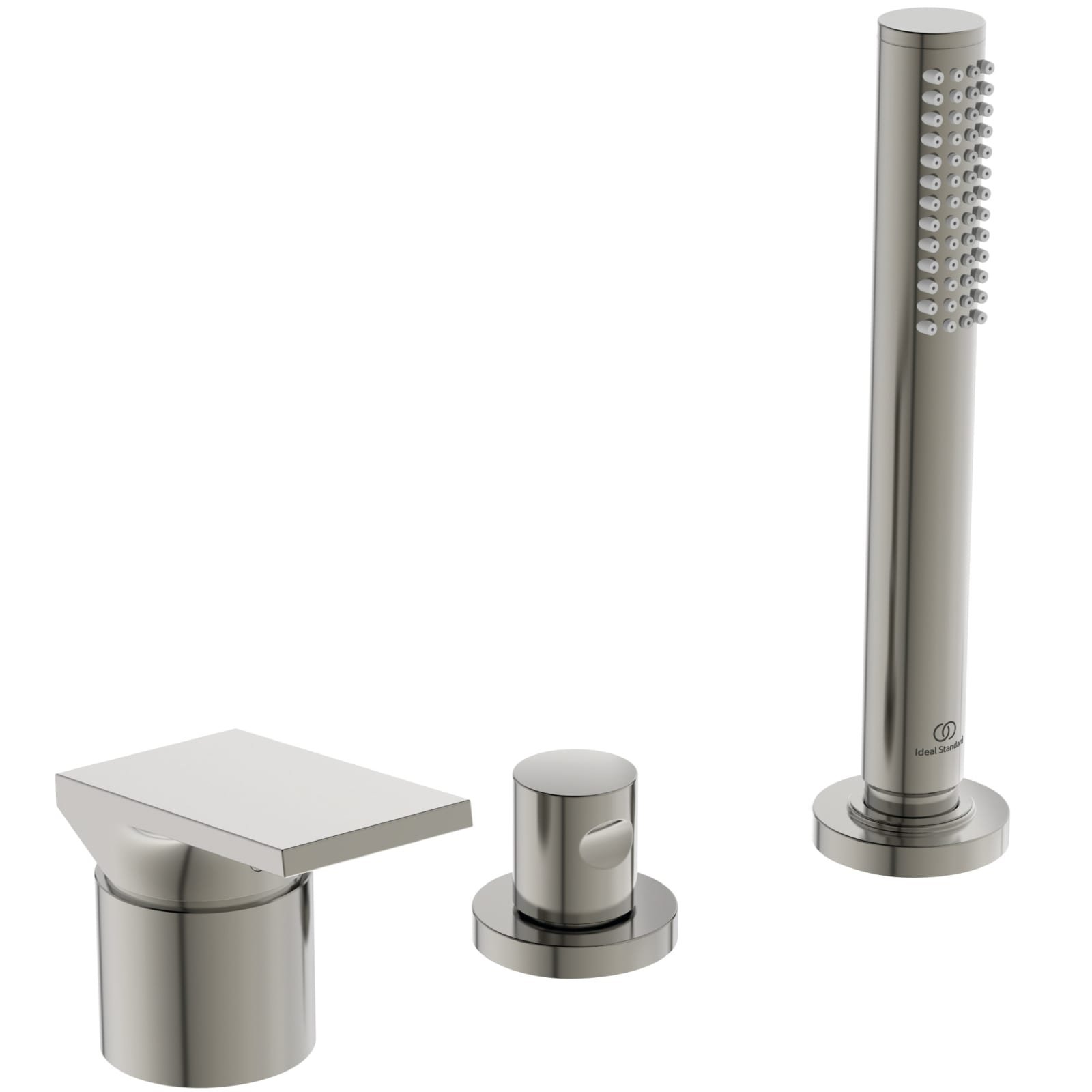 EXTRA | BAD/DOUCHEMENGKRAAN VOOR BADRANDMONTAGE 233X95X204 MM SILV ST