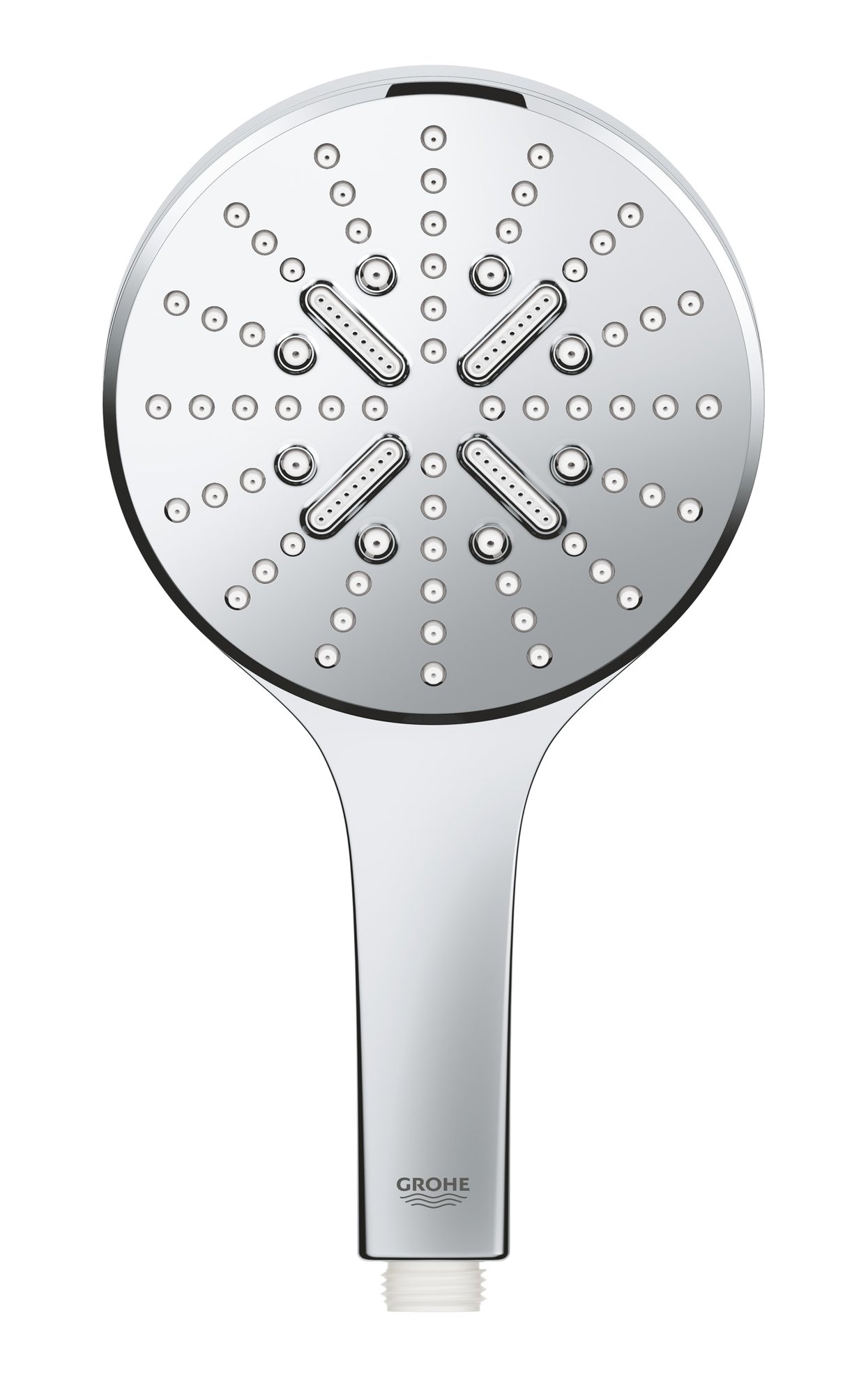 Grohe Rainshower SmartActive handdouche 130mm, 8.5l/min, 3 straalsoorten, antikalksysteem, doucheslang, kunststof, chroom