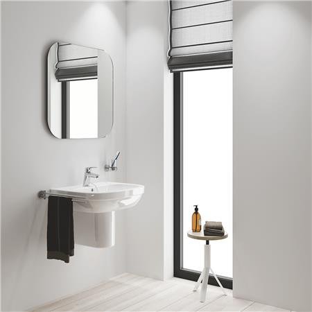 Grohe Eurosmart S-Size wastafelkraan, eengreeps, 3/8", met ketting, 149mm, blad/kraangatmontage, chroom