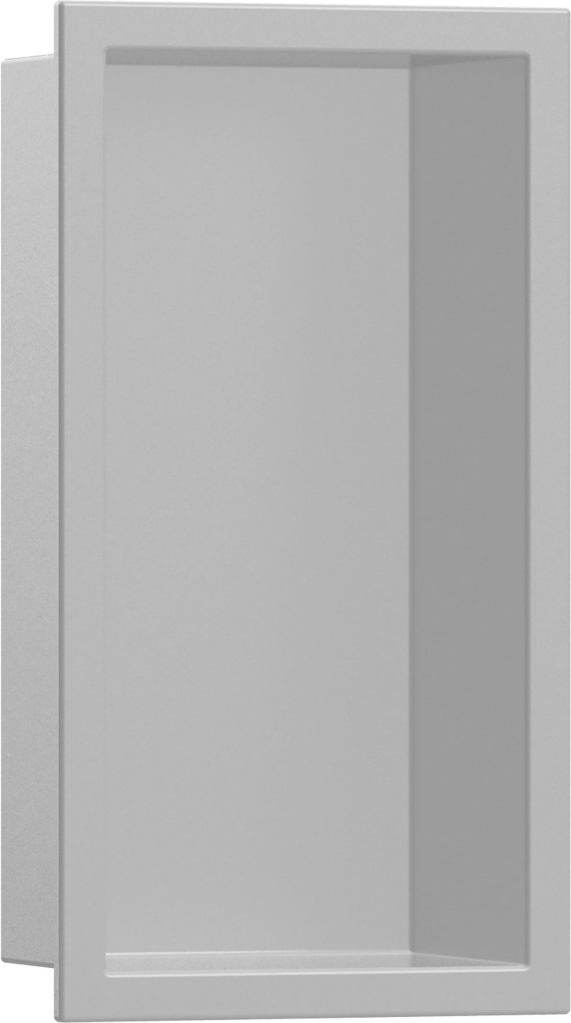 Hansgrohe XtraStoris Original wandbox geïntegreerd frame 300/150/100 Concretegrey