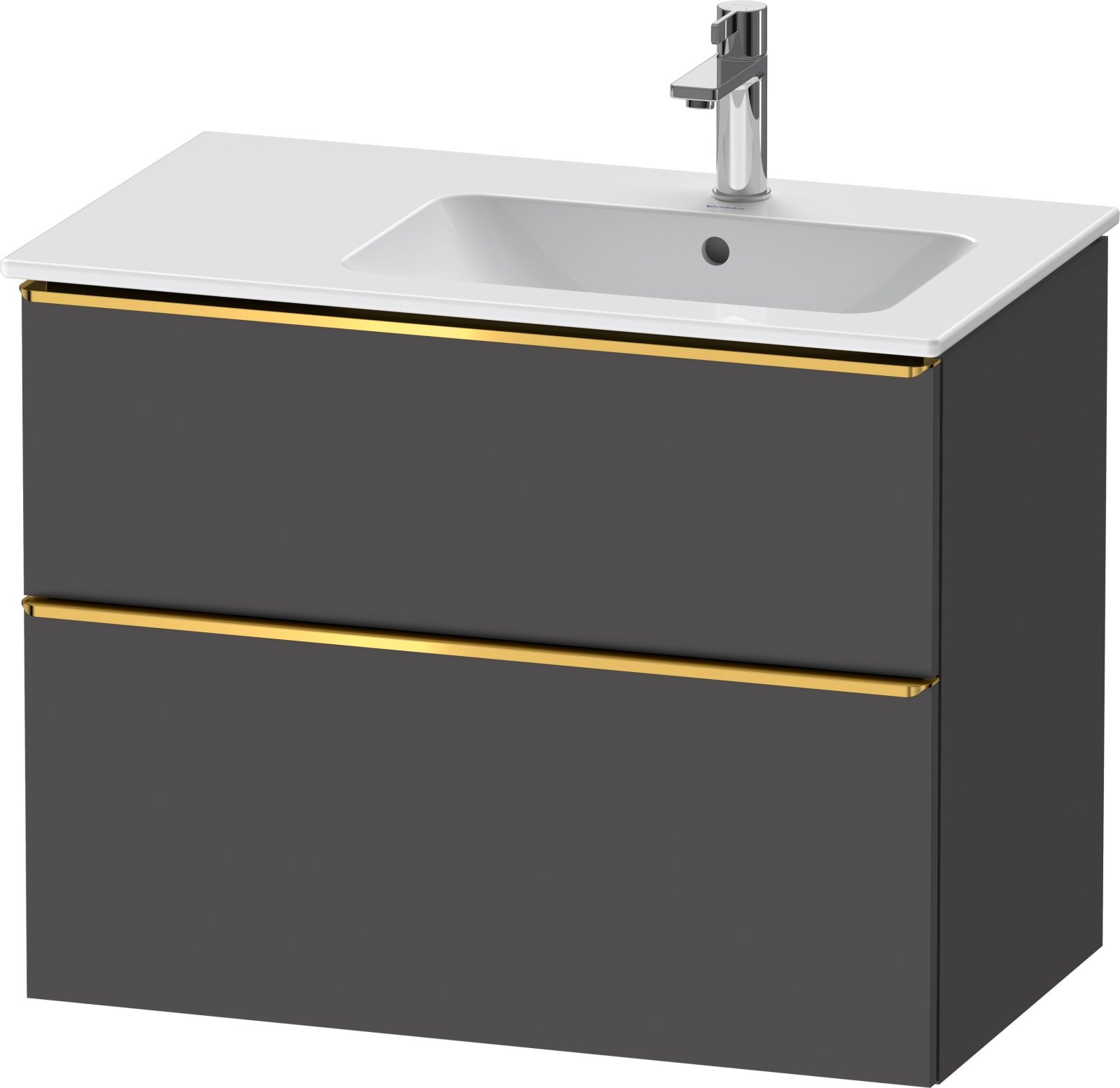 D-Neo Wastafelonderbouw hangend Grafiet Mat (1200894513)