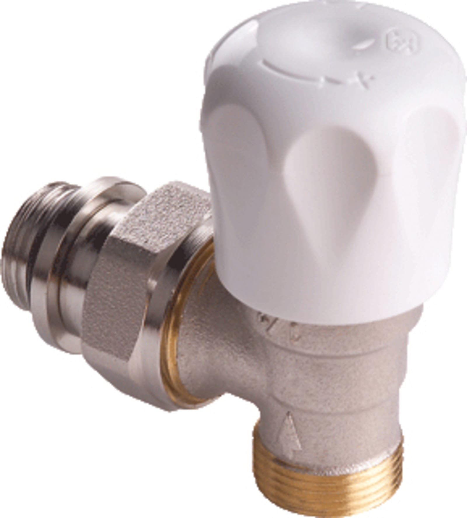 Comap UniverSAR handbediende radiatorkraantype 448E. 1/2 Haaks. Buisaansluiting M22
