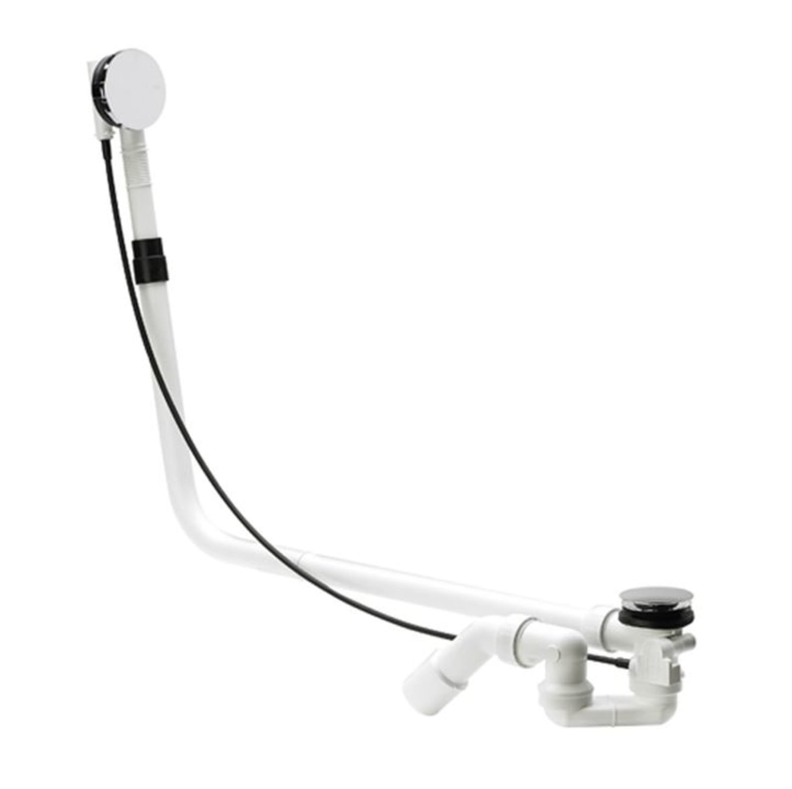 Bette Af- en overloopgarnituur, voor 52mm afvoergat, 50mm waterslot sifon, 1070mm lengte, 0,92l/s afvoercapaciteit, chroom