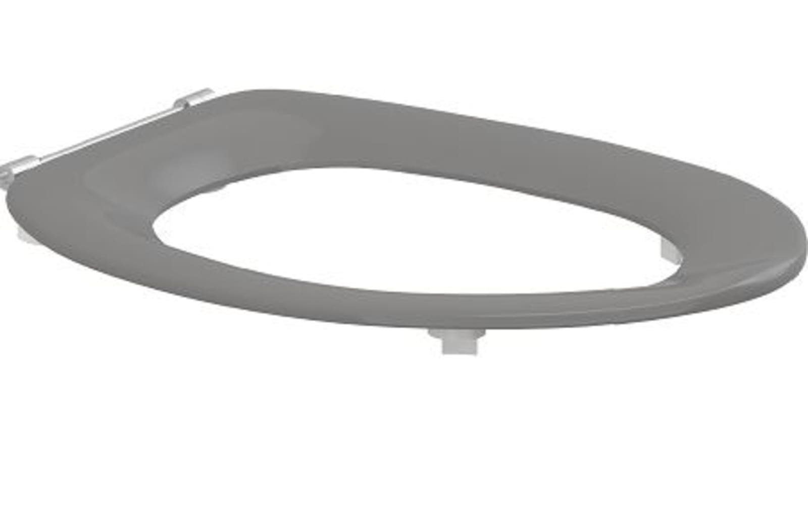 Pressalit Dania closet zitting zonder deksel, scharnier met doorlopende pen (D92), antraciet