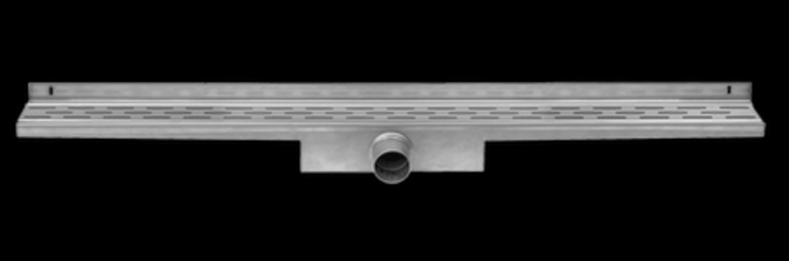 Easy Drain Compact Wall douchegoot, LxB= 1000x60mm, rechthoekig met Wall rooster, schuifeind horizontaal 40mm met sifon