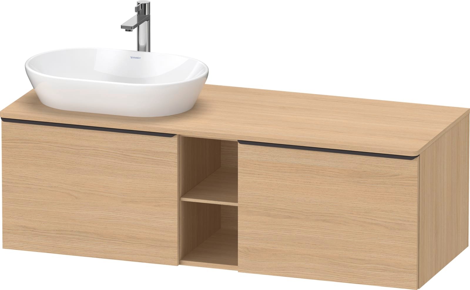 D-Neo Console wastafelonderbouw hangend Natuur eiken Mat (1200894908)