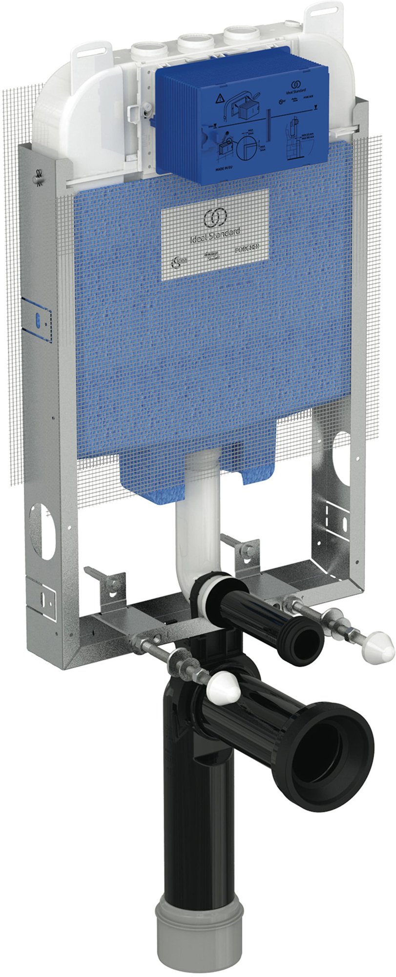 PROSYS 80 | TOILETFRAME 460X85X1105 MM NEUTRAAL