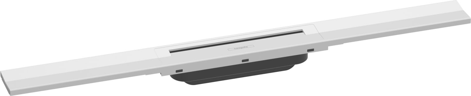 Hansgrohe RainDrain Flex rechte douchegoot 700 inkortbaar mat wit