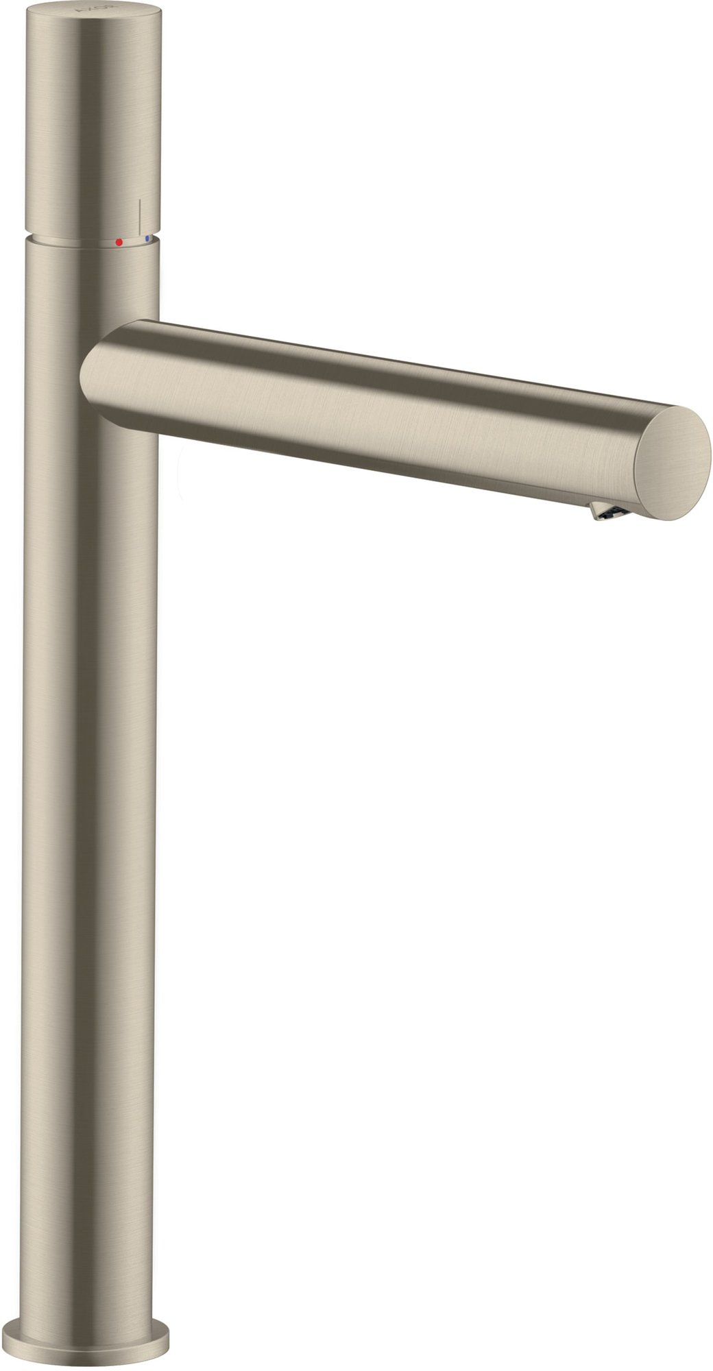 AXOR Uno ééngreeps wastafelmengkraan 260 met zero-greep zonder wastegarnituur brushed nickel