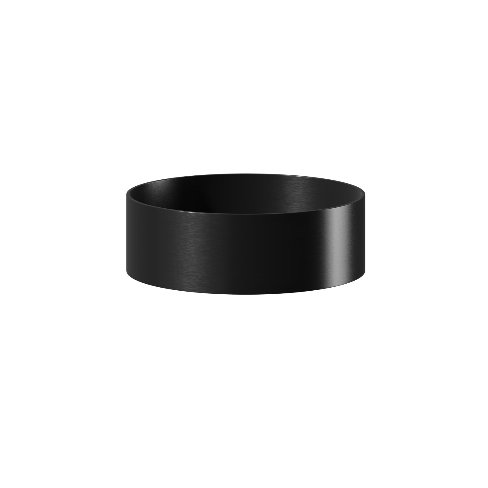 Metallic Round dia 38cm kleur brushed gun metal
