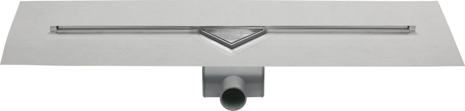 Easy Drain S-Line douchegoot 80 cm, rooster RVS