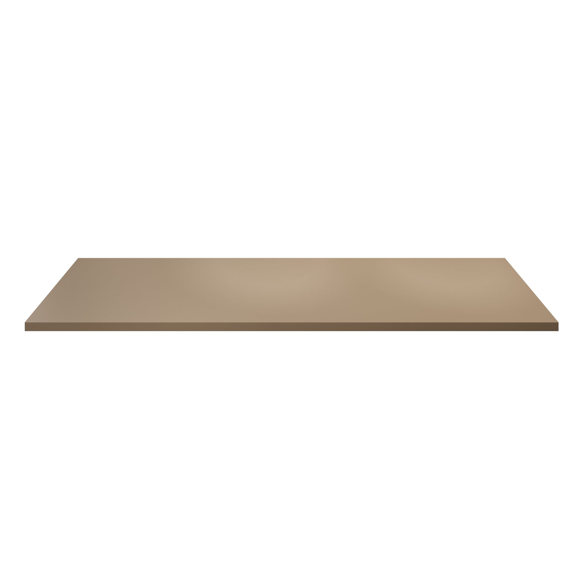 ALONI WASTAFELBLAD - ZONDER KRAAN-EN AFVOERGAT - MDF - 152,4X2,5X45,5 CM - ZAND