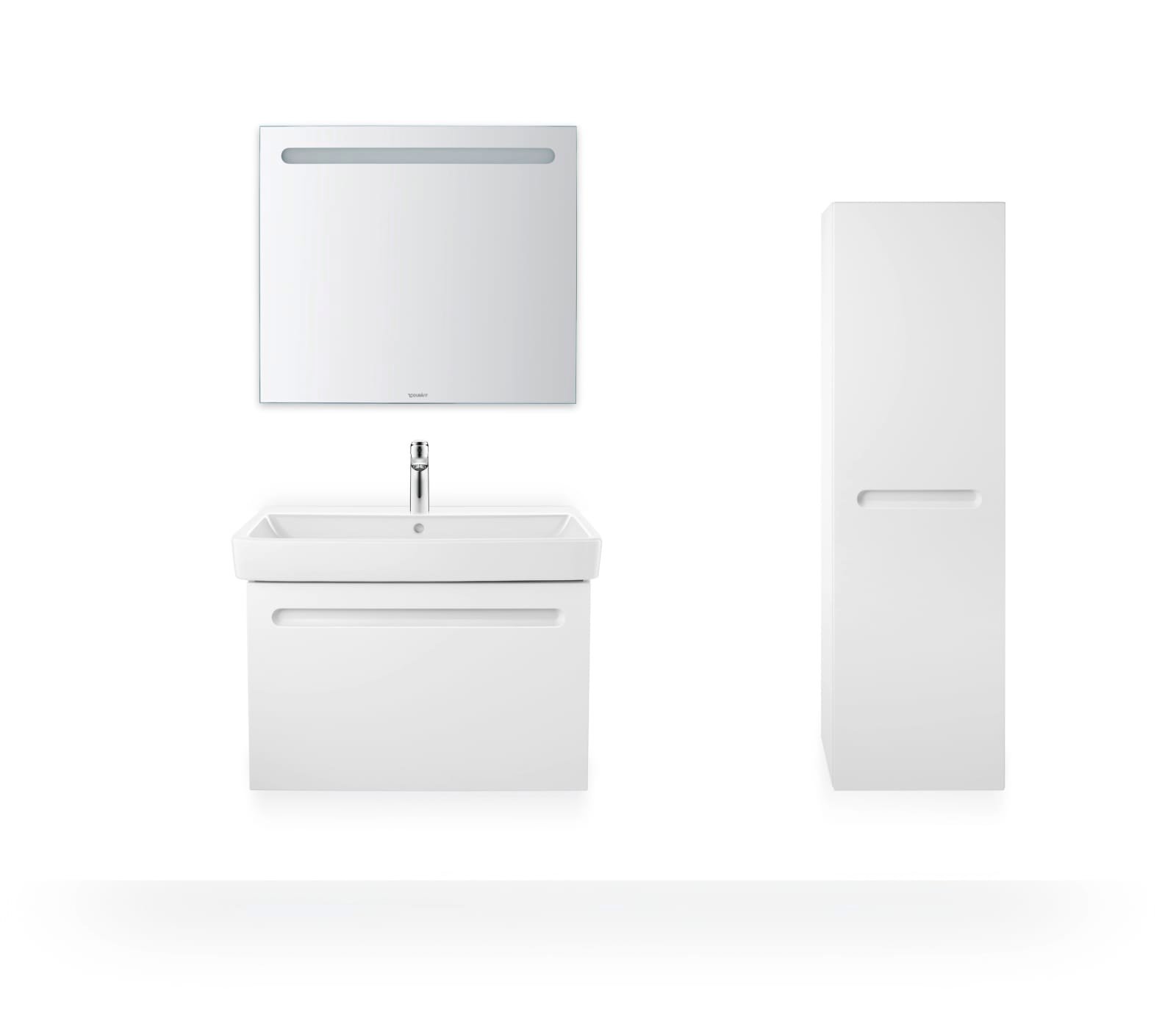 Duravit Duravit No.1 Halfhoge kast, Wit Mat, vierkant, aantal deuren: 1 – N11308R18180000