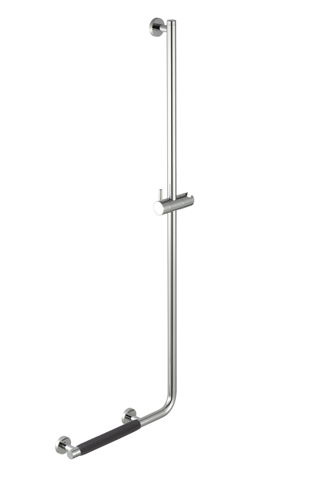 Comfort & Safety Douchestang met wandbeugel Chroom - Rechts