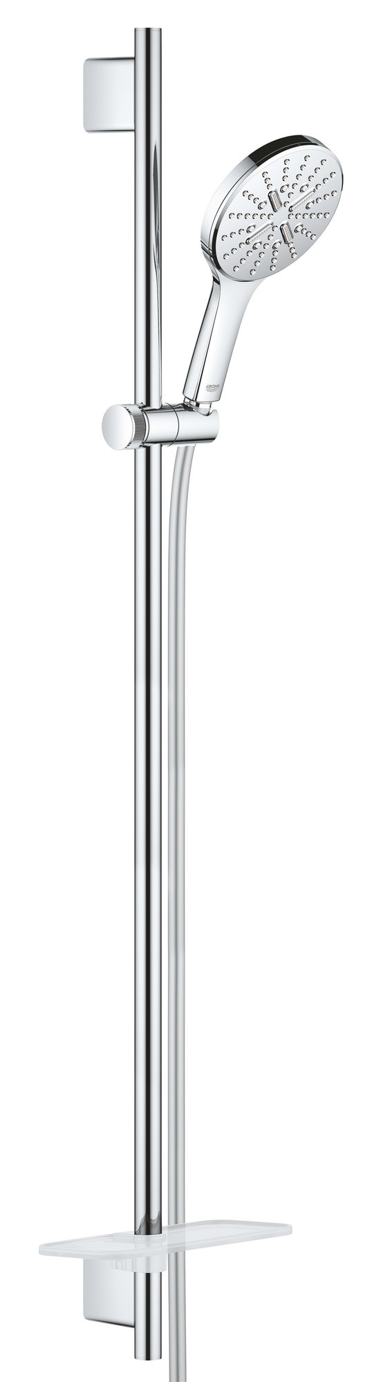 Grohe Rainshower SmartActive, Glijstangcombinatie, 900mm, 1750mm doucheslang, 130mm handdouche, met zeepschaal, chroom
