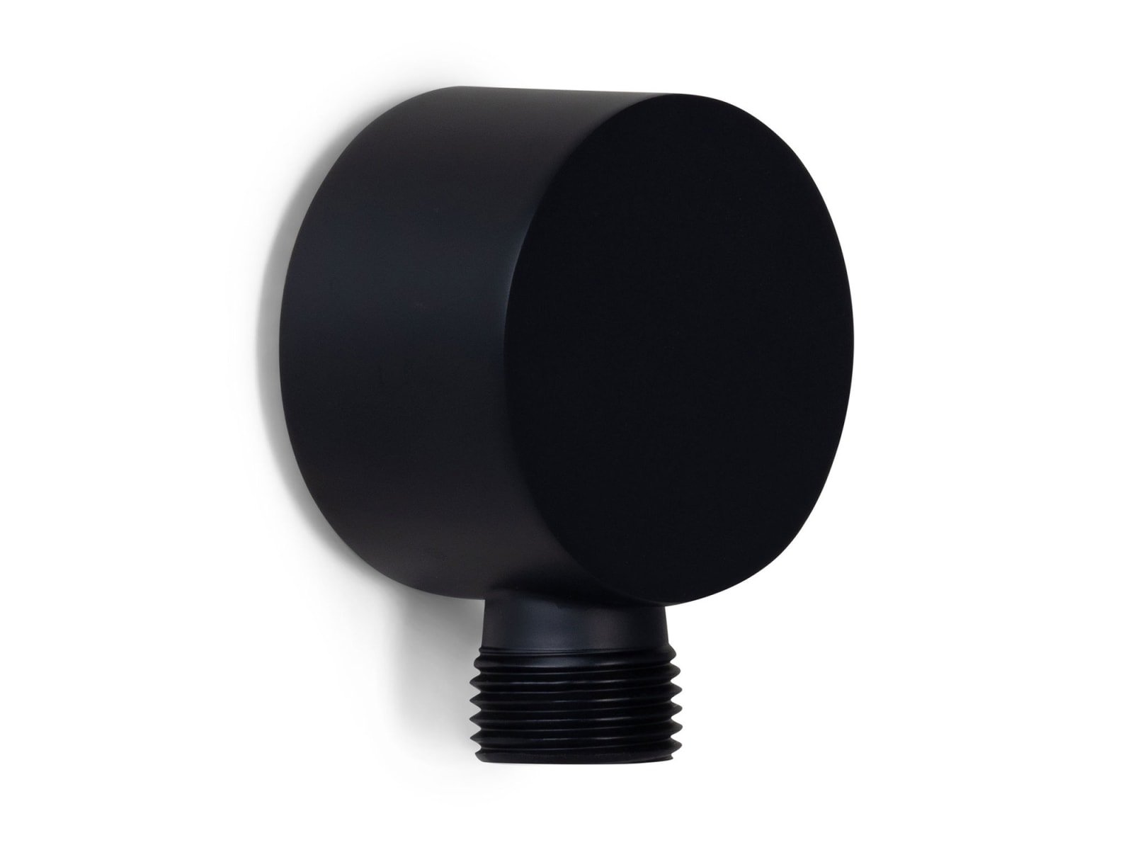 Blue Label Brondby 1/2" wandaansluitbocht mat zwart