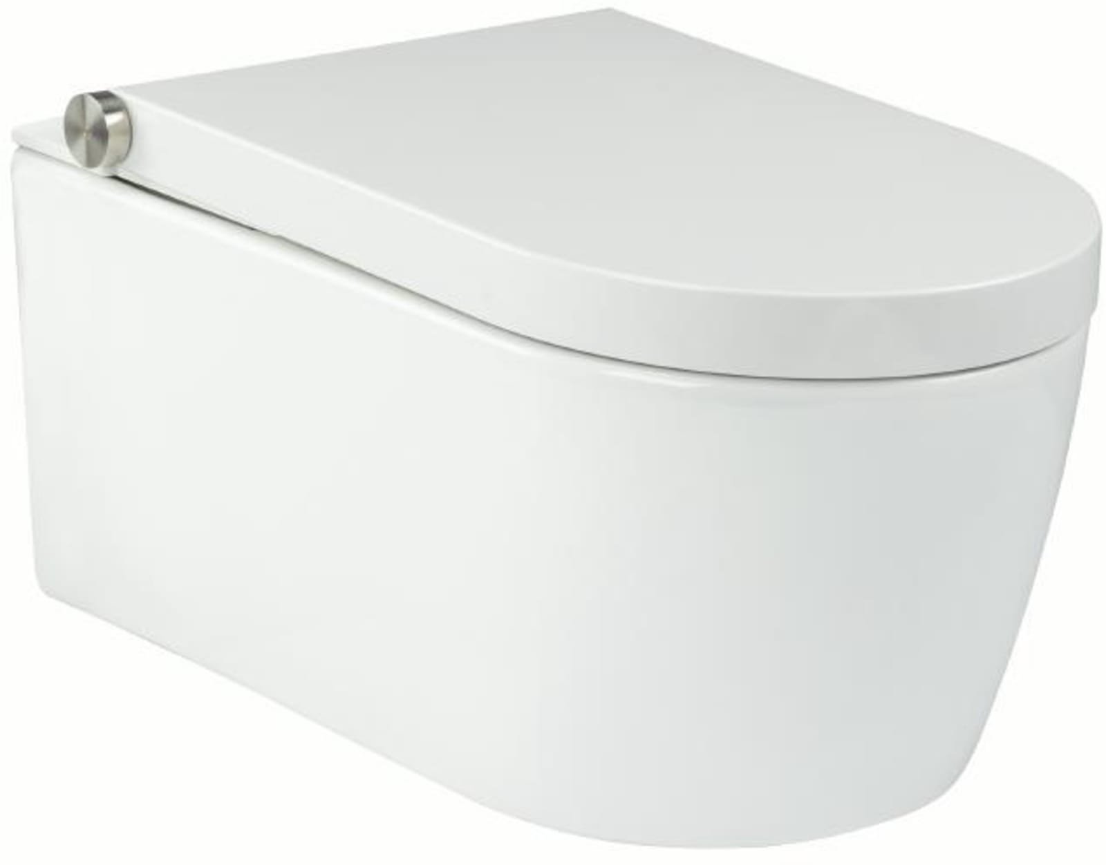 RAPOWASH douchewc, wandcloset, Vuilafstotend, afstandsbediening, Geurafzuiging, ladywash, nachtverlichting, instelbare föhn, wit