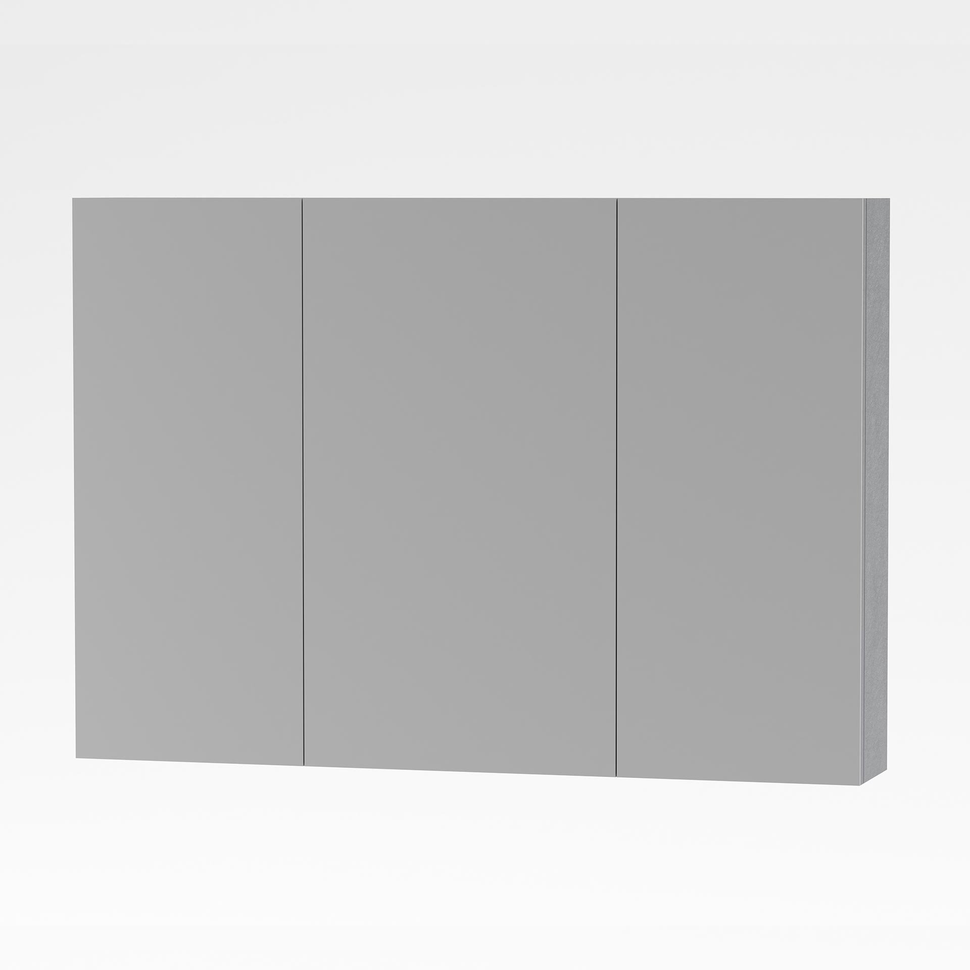 ALONI SALLY SPIEGELKAST, 2 DEUREN (100X70CM) - KLEUR ALUMINIUM